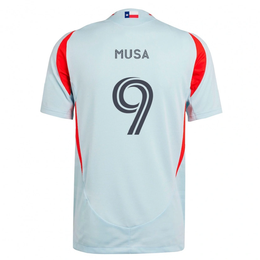 Danxen Men Petar Musa #9 Dark Gray White Red Away Jersey 2026/27 T-Shirt