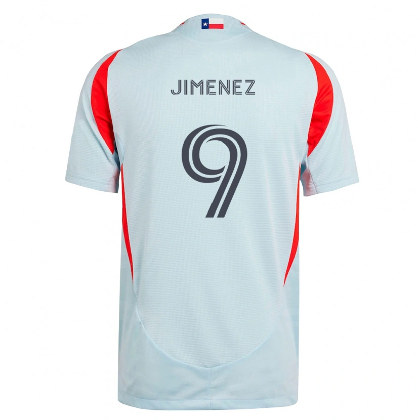 Danxen Men Jesús Jiménez #9 Dark Gray White Red Away Jersey 2026/27 T-Shirt