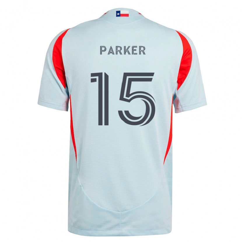 Danxen Men Isaiah Parker #15 Dark Gray White Red Away Jersey 2026/27 T-Shirt