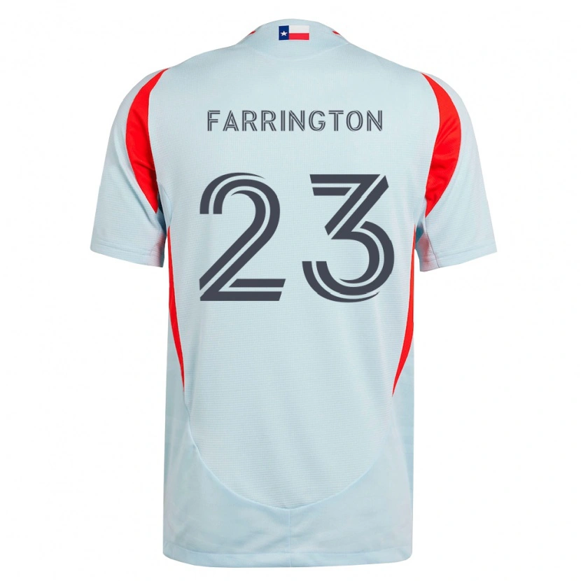 Danxen Men Logan Farrington #23 Dark Gray White Red Away Jersey 2026/27 T-Shirt