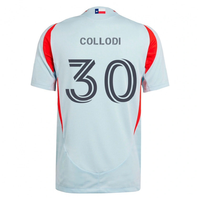 Danxen Men Michael Collodi #30 Dark Gray White Red Away Jersey 2026/27 T-Shirt