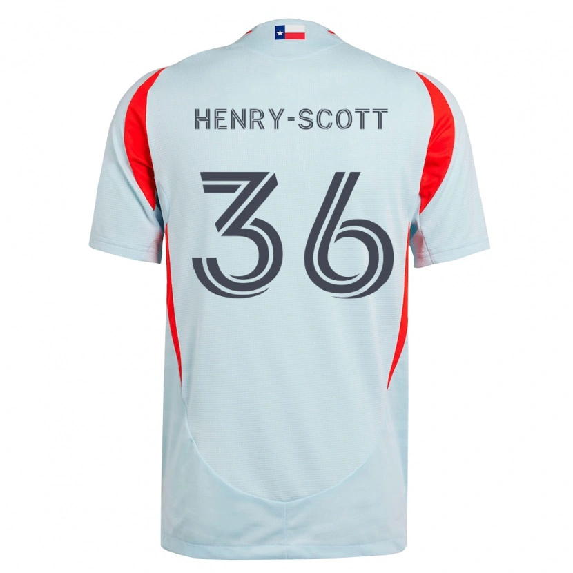 Danxen Men Malik Henry-Scott #36 Dark Gray White Red Away Jersey 2026/27 T-Shirt