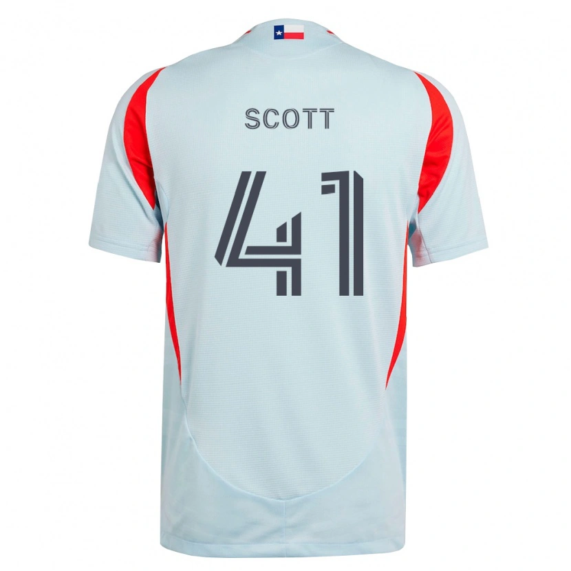 Danxen Men Tarik Scott #41 Dark Gray White Red Away Jersey 2026/27 T-Shirt