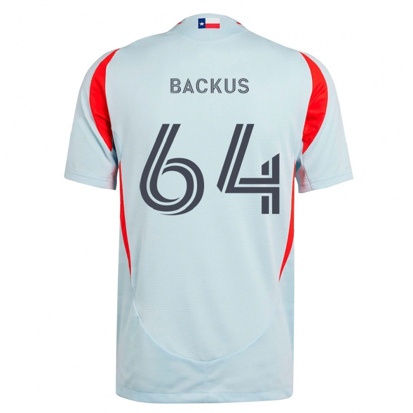Danxen Men Braeden Backus #64 Dark Gray White Red Away Jersey 2026/27 T-Shirt