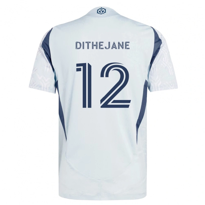 Danxen Men Puso Dithejane #12 Blue Gray White Away Jersey 2026/27 T-Shirt