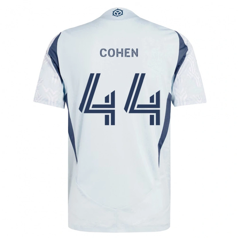 Danxen Men Josh Cohen #44 Blue Gray White Away Jersey 2026/27 T-Shirt