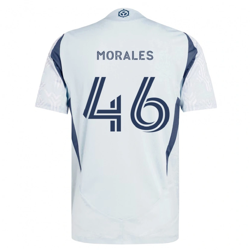 Danxen Men Christopher Morales #46 Blue Gray White Away Jersey 2026/27 T-Shirt
