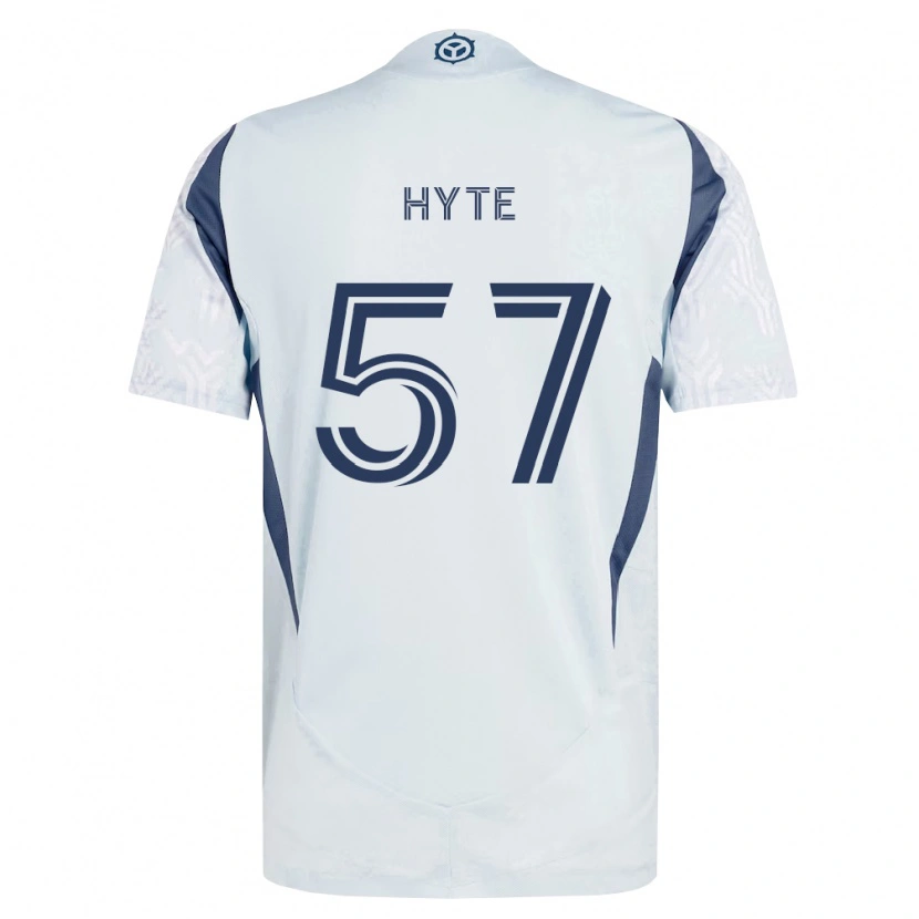 Danxen Men Darris Hyte #57 Blue Gray White Away Jersey 2026/27 T-Shirt