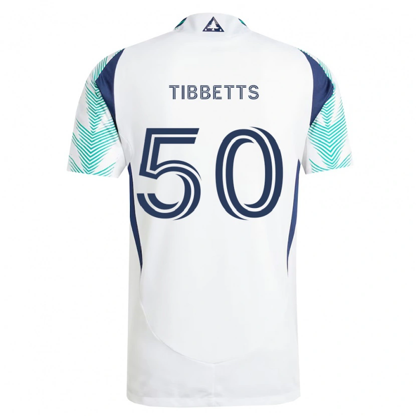 Danxen Men Matthew Tibbetts #50 White Navy Blue Light Green Away Jersey 2026/27 T-Shirt