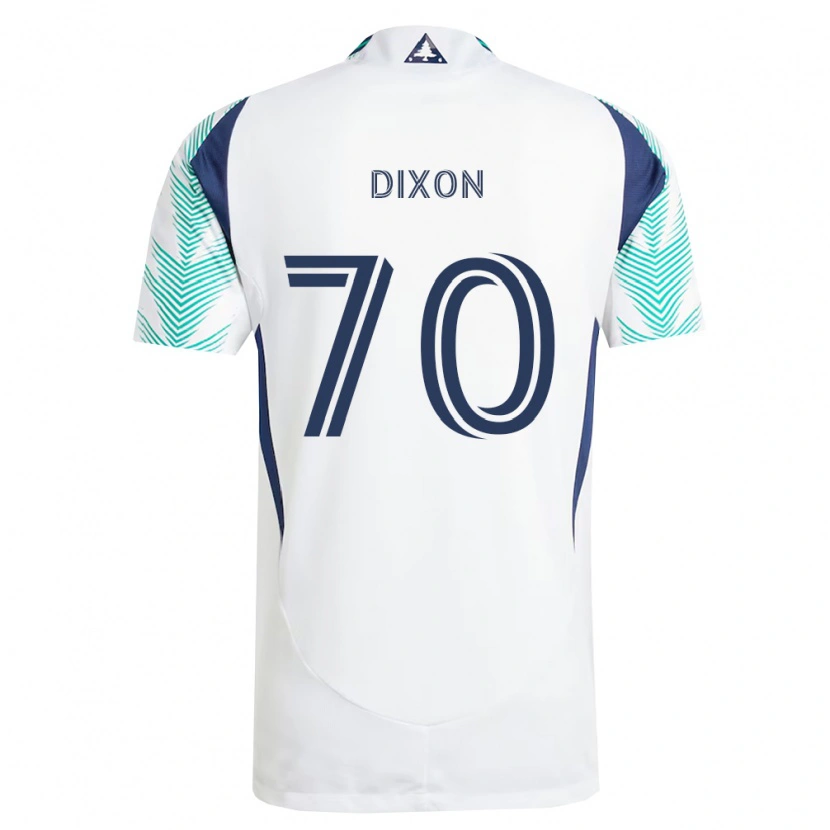 Danxen Men Daniel Dixon #70 White Navy Blue Light Green Away Jersey 2026/27 T-Shirt