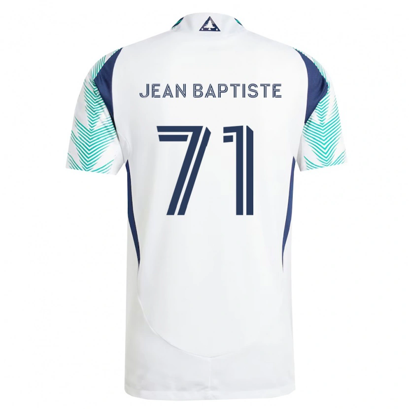 Danxen Men Matthew Jean Baptiste #71 White Navy Blue Light Green Away Jersey 2026/27 T-Shirt