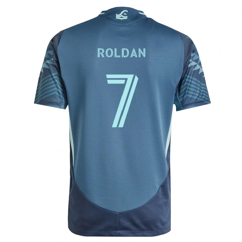 Danxen Men Cristian Roldán #7 Navy Blue Green Away Jersey 2026/27 T-Shirt