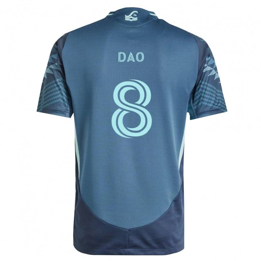 Danxen Men Kaylee Dao #8 Navy Blue Green Away Jersey 2026/27 T-Shirt