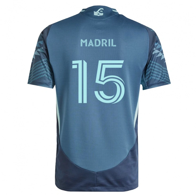 Danxen Men Emily Madril #15 Navy Blue Green Away Jersey 2026/27 T-Shirt