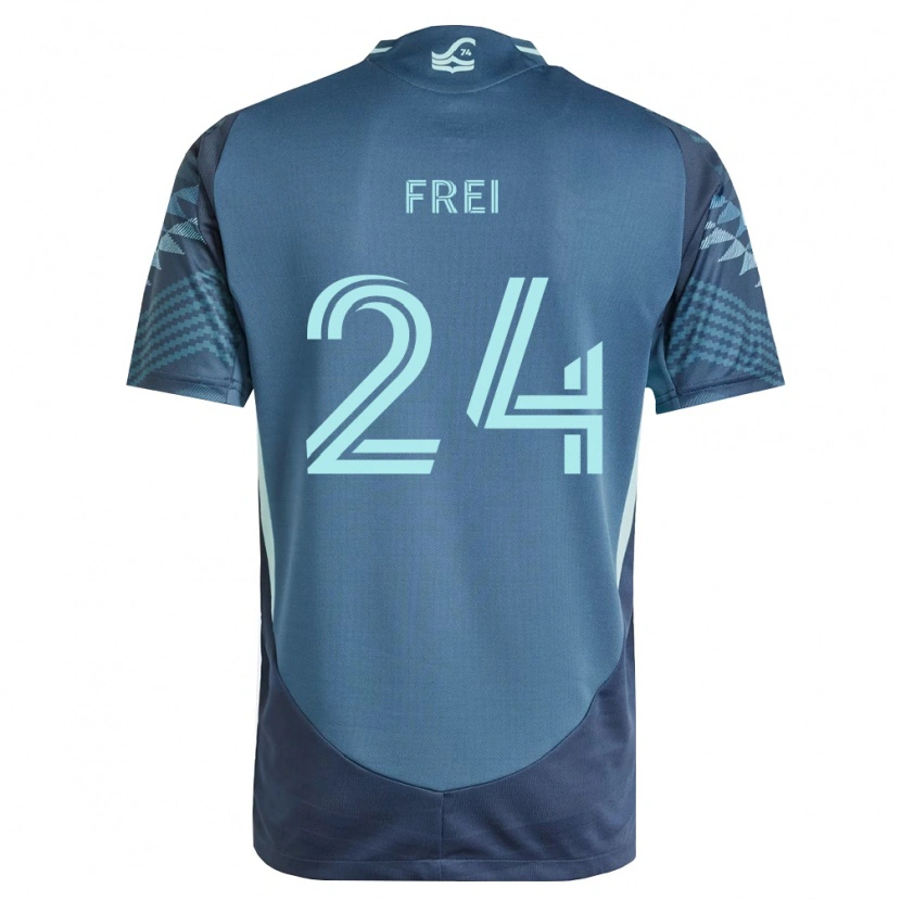 Danxen Men Stefan Frei #24 Navy Blue Green Away Jersey 2026/27 T-Shirt
