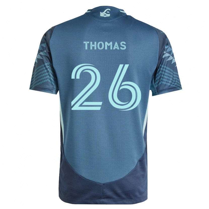 Danxen Men Andrew Thomas #26 Navy Blue Green Away Jersey 2026/27 T-Shirt