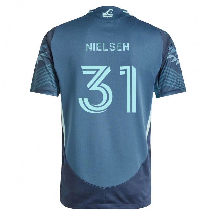Danxen Men Madeline Nielsen #31 Navy Blue Green Away Jersey 2026/27 T-Shirt