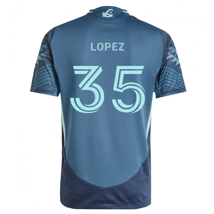 Danxen Men Antino Lopez #35 Navy Blue Green Away Jersey 2026/27 T-Shirt