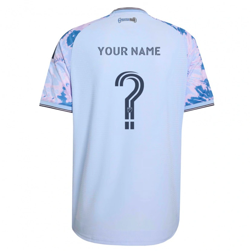 Danxen Men Your Name #0 Royal Blue White Black Away Jersey 2026/27 T-Shirt