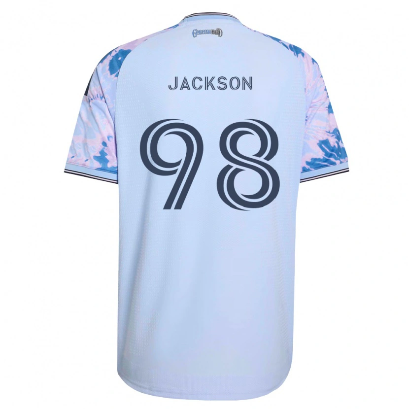 Danxen Men Jacob Jackson #98 Royal Blue White Black Away Jersey 2026/27 T-Shirt
