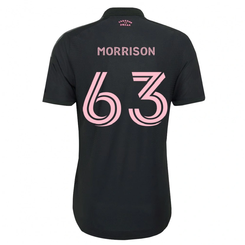 Danxen Men Sloan Morrison #63 Pink Black White Away Jersey 2026/27 T-Shirt