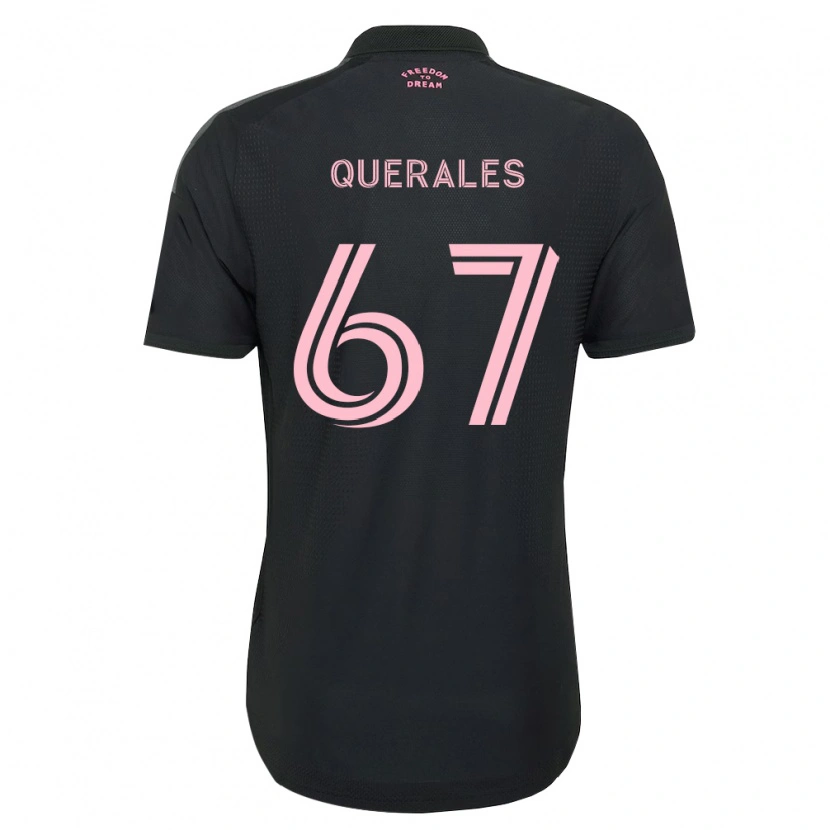 Danxen Men Arturo Querales #67 Pink Black White Away Jersey 2026/27 T-Shirt