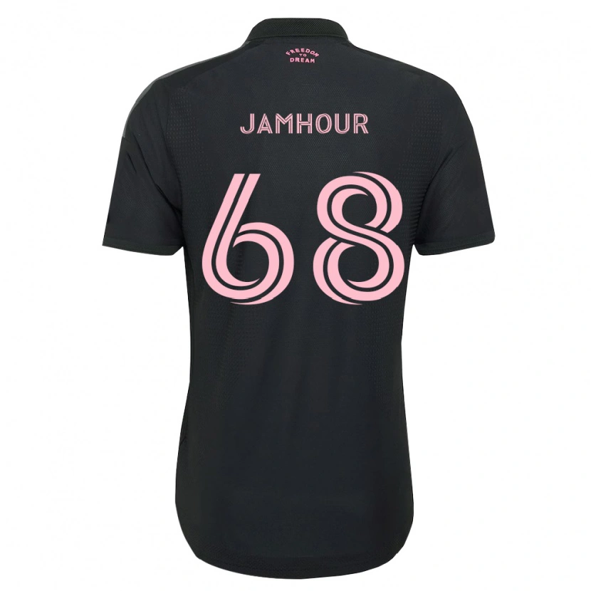 Danxen Men Mohammed Jamhour #68 Pink Black White Away Jersey 2026/27 T-Shirt