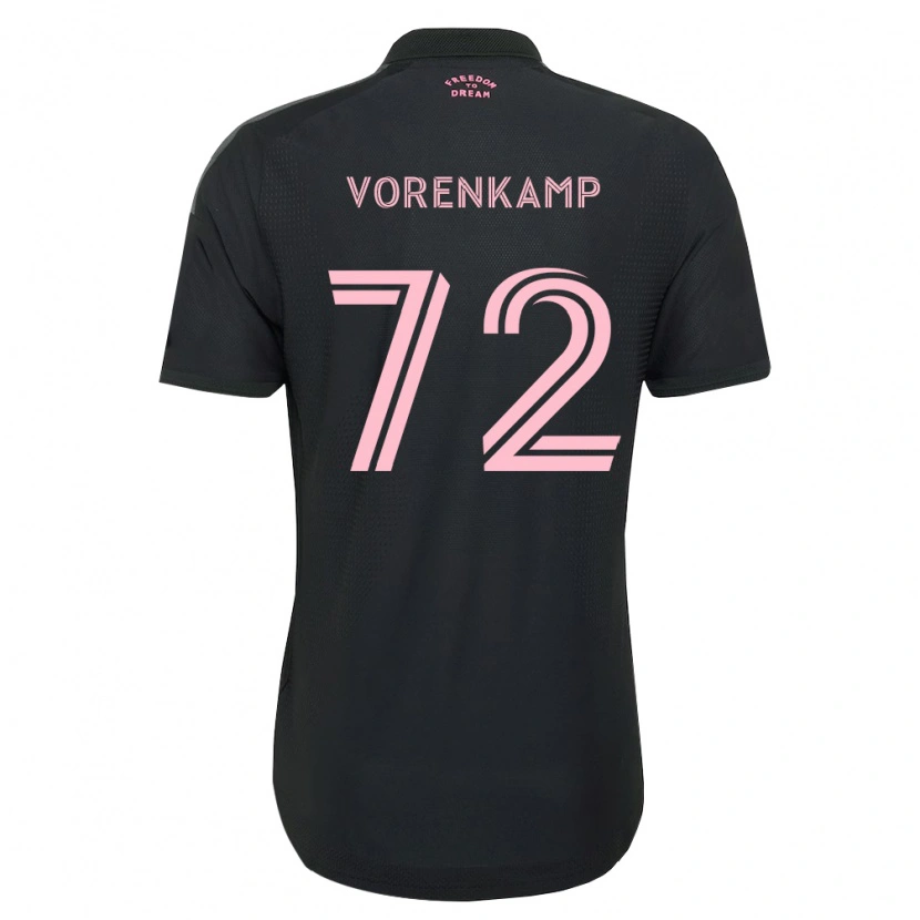 Danxen Men Theo Vorenkamp #72 Pink Black White Away Jersey 2026/27 T-Shirt