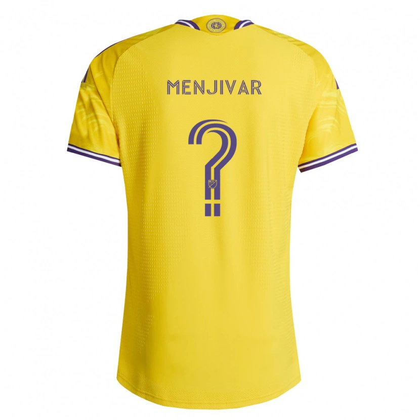 Danxen Men Marko Menjivar #0 Yellow Purple Away Jersey 2026/27 T-Shirt