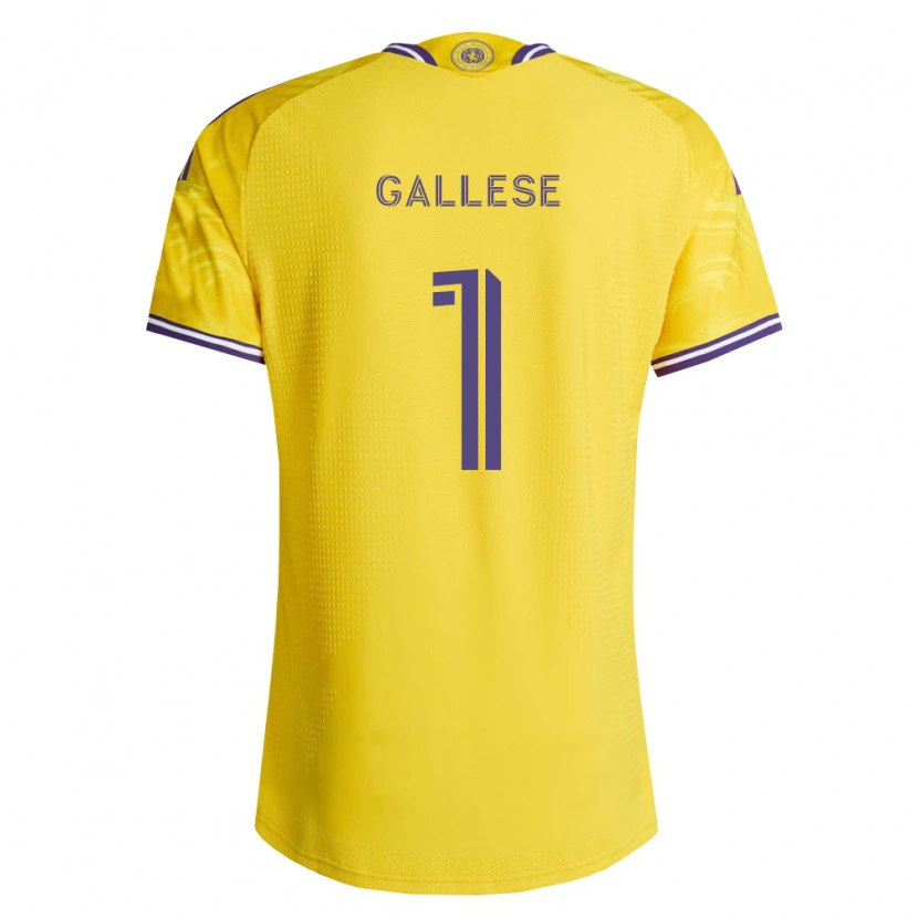 Danxen Men Pedro Gallese #1 Yellow Purple Away Jersey 2026/27 T-Shirt