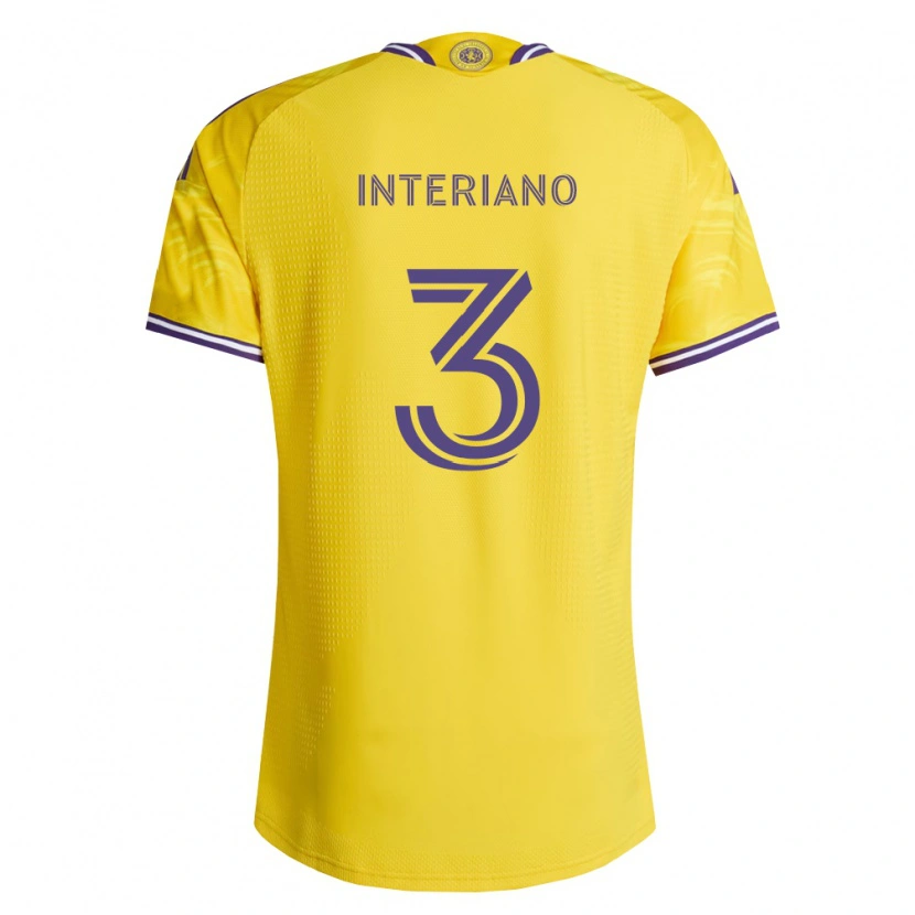 Danxen Men Jordan Interiano #3 Yellow Purple Away Jersey 2026/27 T-Shirt