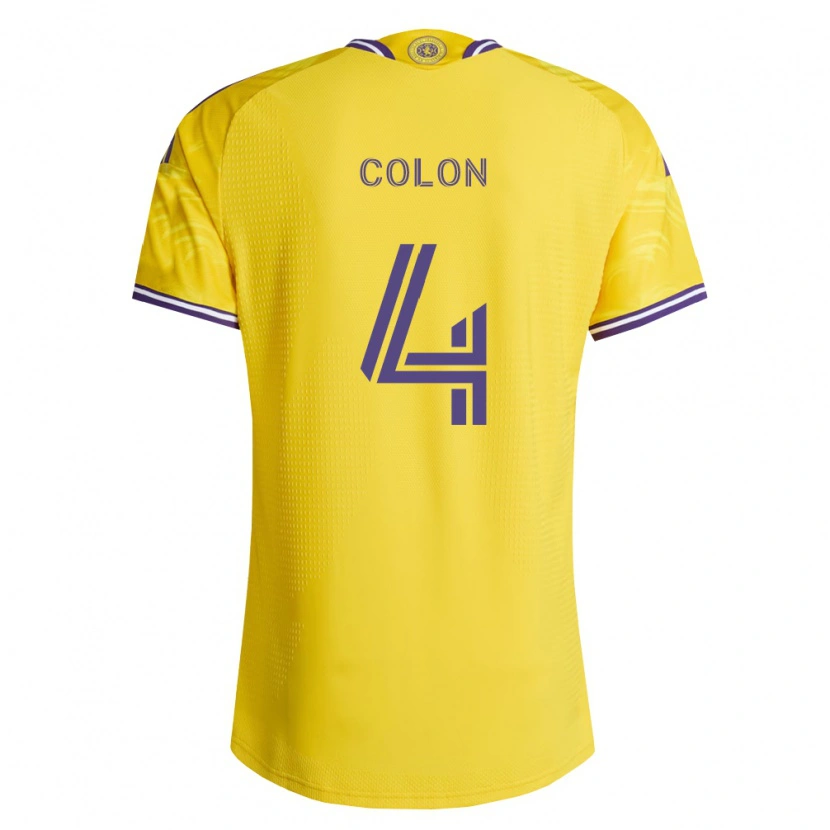 Danxen Men Xzavier Colon #4 Yellow Purple Away Jersey 2026/27 T-Shirt
