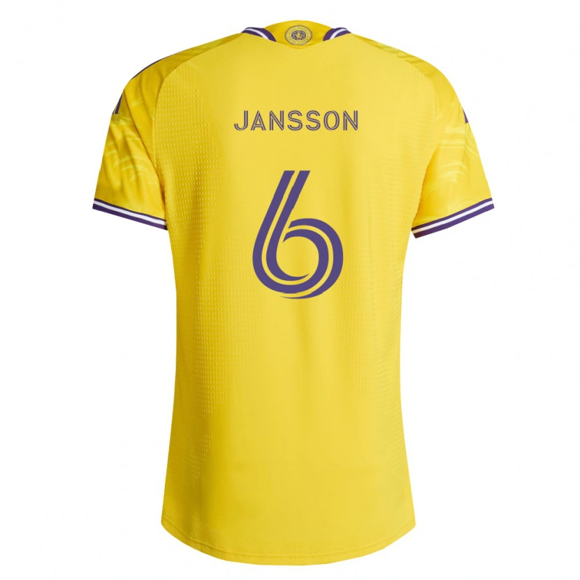 Danxen Men Robin Jansson #6 Yellow Purple Away Jersey 2026/27 T-Shirt