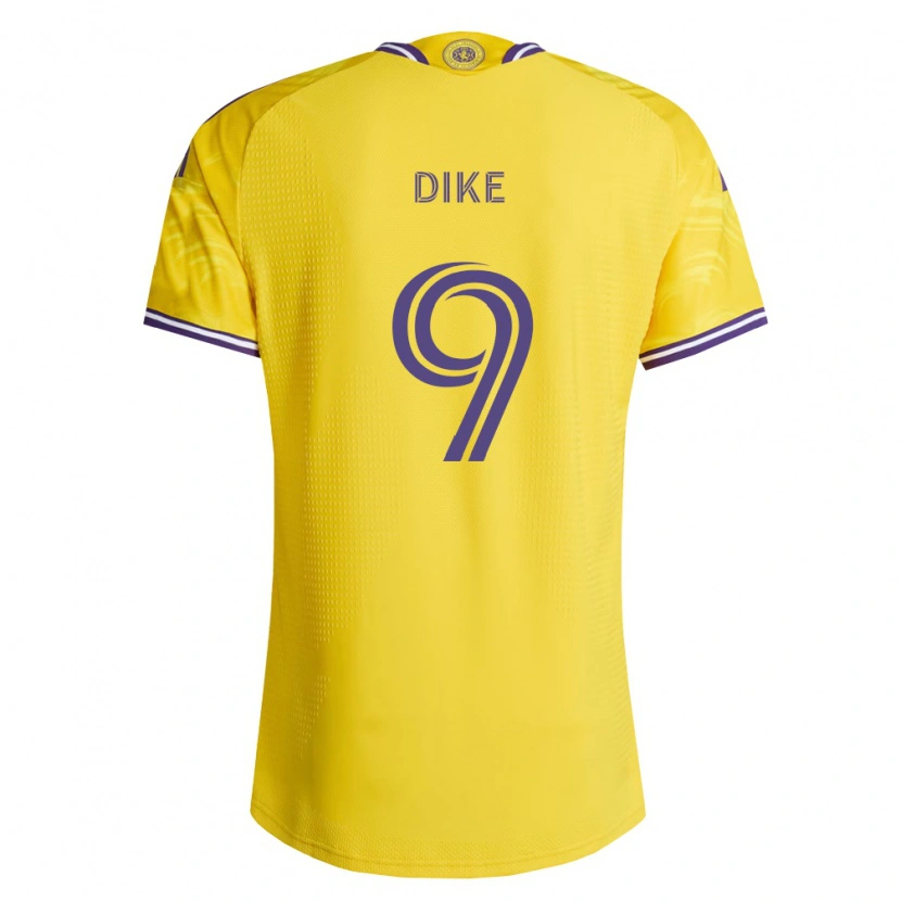 Danxen Men Daryl Dike #9 Yellow Purple Away Jersey 2026/27 T-Shirt