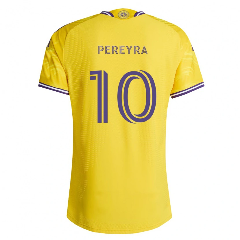 Danxen Men Mauricio Pereyra #10 Yellow Purple Away Jersey 2026/27 T-Shirt