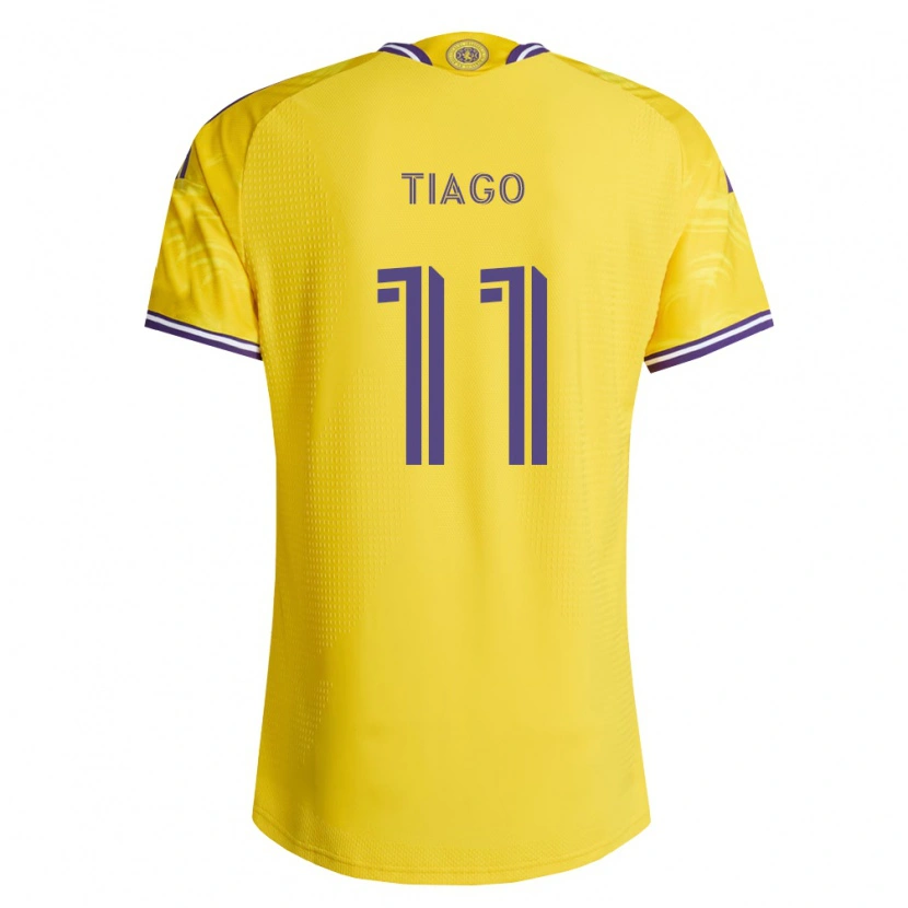 Danxen Men Tiago Souza De Jesus Carvalho #11 Yellow Purple Away Jersey 2026/27 T-Shirt