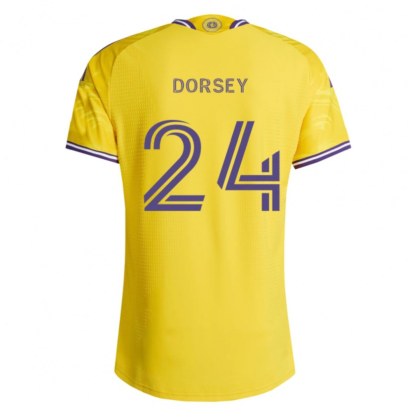 Danxen Men Griffin Dorsey #24 Yellow Purple Away Jersey 2026/27 T-Shirt