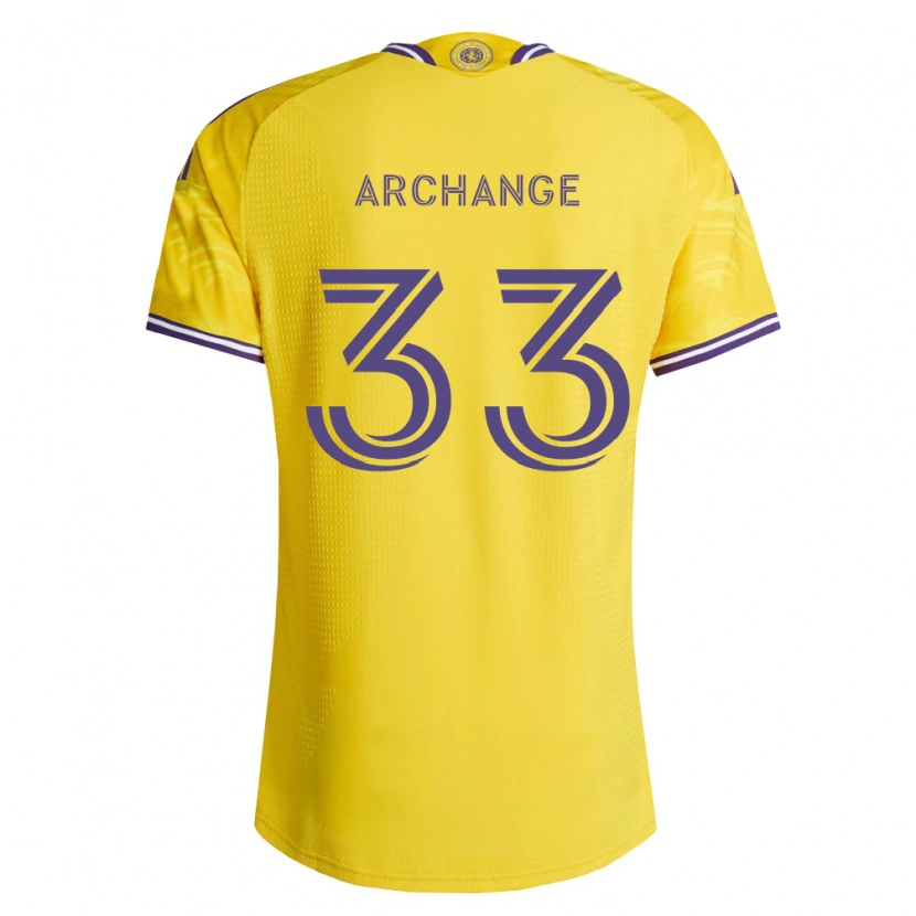 Danxen Men Clovis Archange #33 Yellow Purple Away Jersey 2026/27 T-Shirt