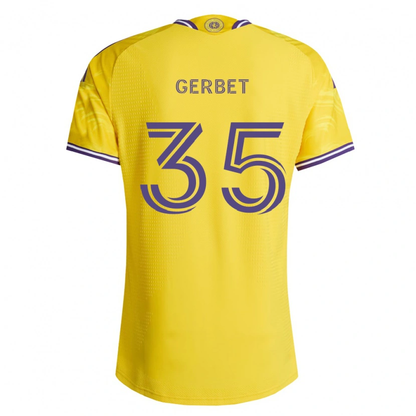 Danxen Men Joran Gerbet #35 Yellow Purple Away Jersey 2026/27 T-Shirt