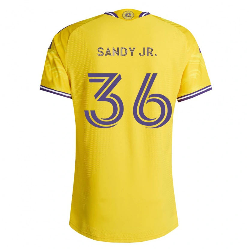 Danxen Men Titus Sandy Jr. #36 Yellow Purple Away Jersey 2026/27 T-Shirt