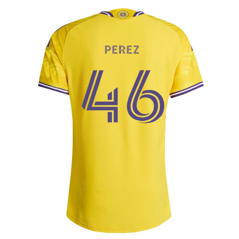 Danxen Men Franco Pérez #46 Yellow Purple Away Jersey 2026/27 T-Shirt