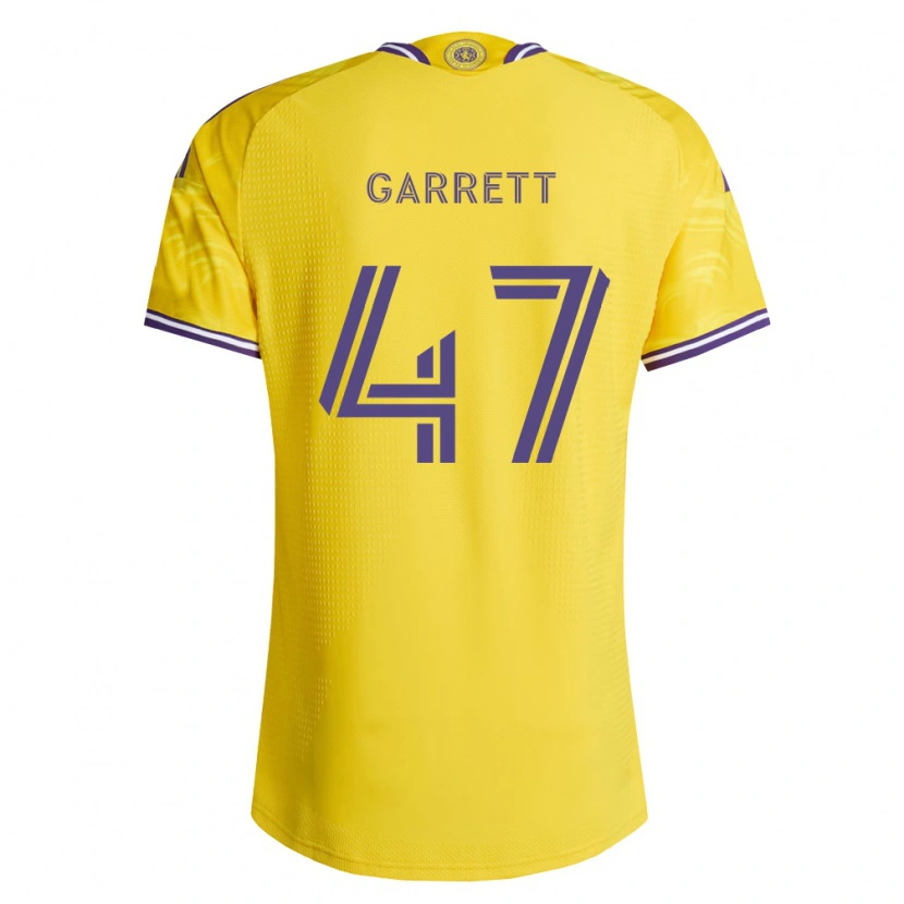 Danxen Men Ian Garrett #47 Yellow Purple Away Jersey 2026/27 T-Shirt