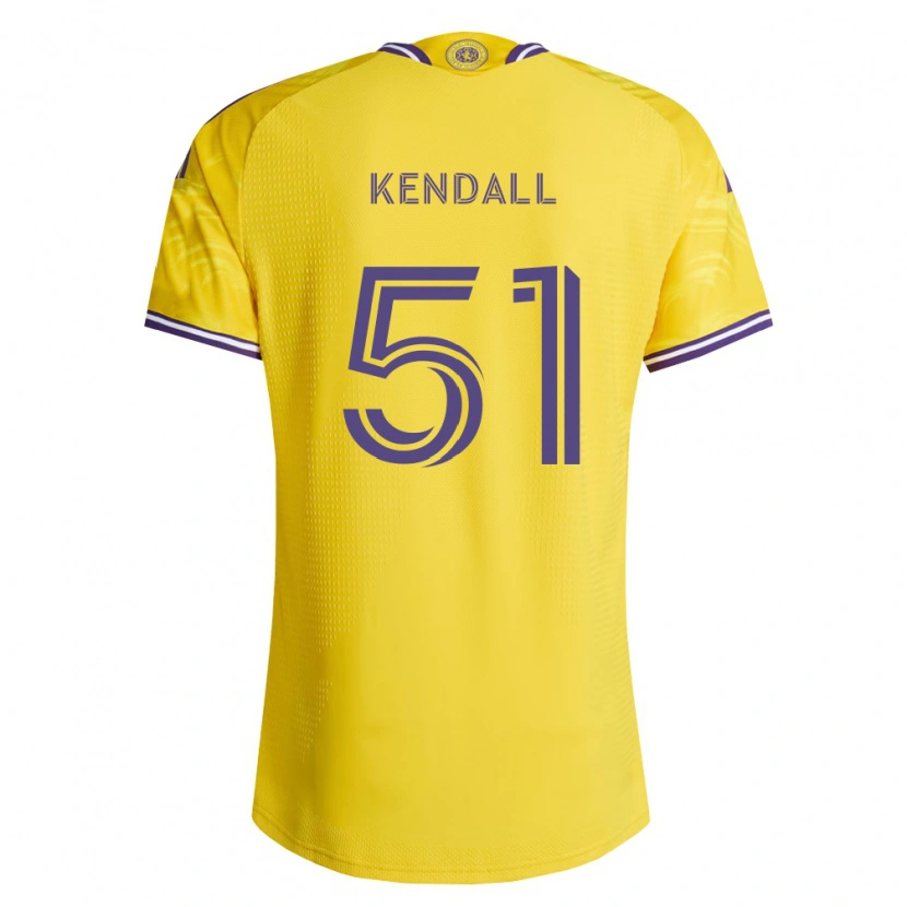 Danxen Men Brady Kendall #51 Yellow Purple Away Jersey 2026/27 T-Shirt