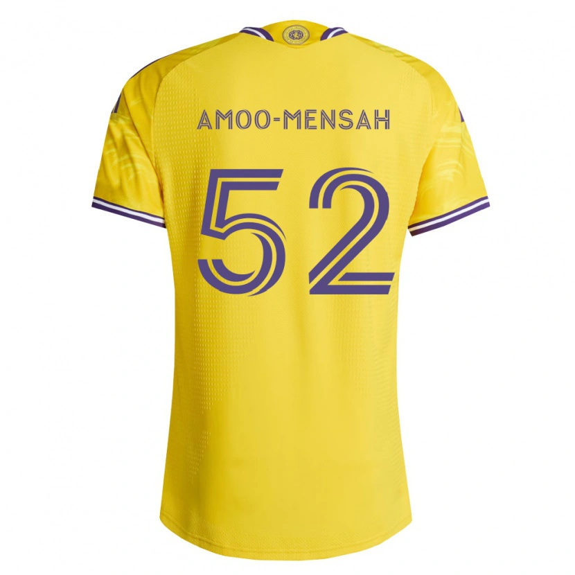 Danxen Men Parker Amoo-Mensah #52 Yellow Purple Away Jersey 2026/27 T-Shirt
