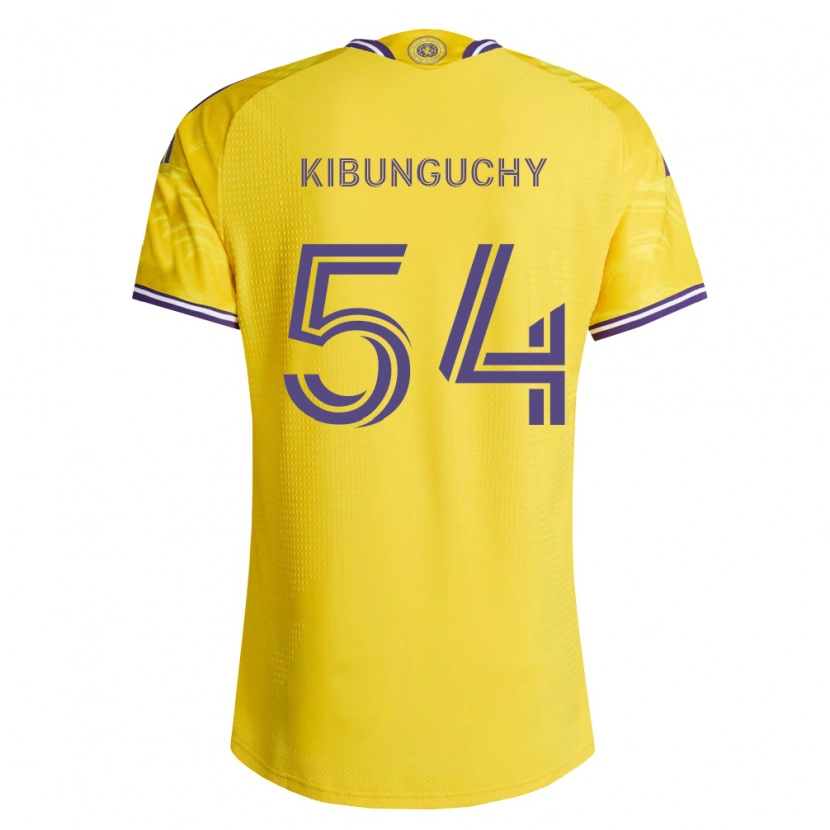 Danxen Men Nabi Kibunguchy #54 Yellow Purple Away Jersey 2026/27 T-Shirt