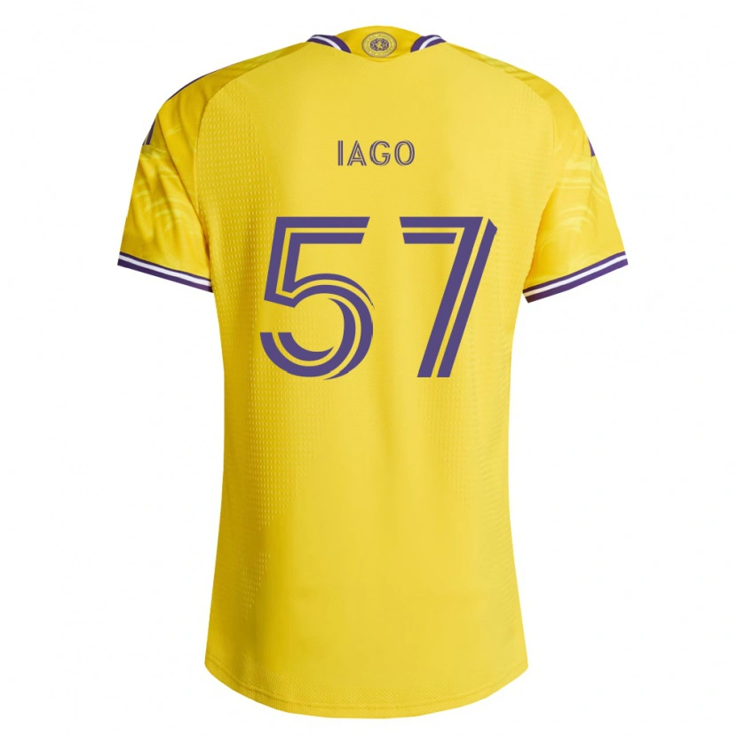 Danxen Men Iago Teodoro #57 Yellow Purple Away Jersey 2026/27 T-Shirt