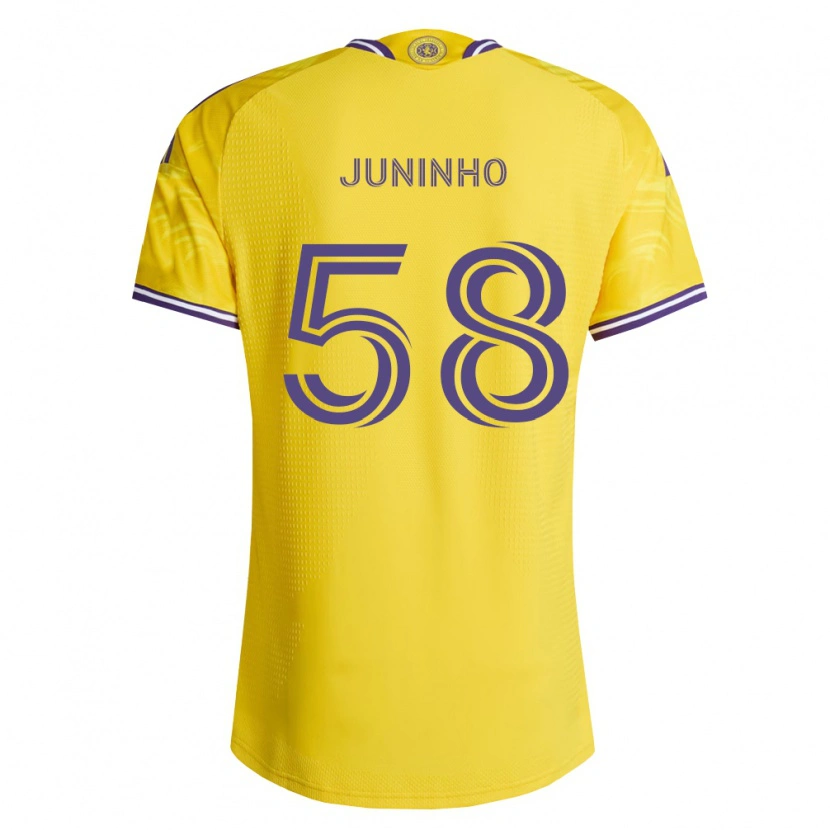Danxen Men Juninho #58 Yellow Purple Away Jersey 2026/27 T-Shirt