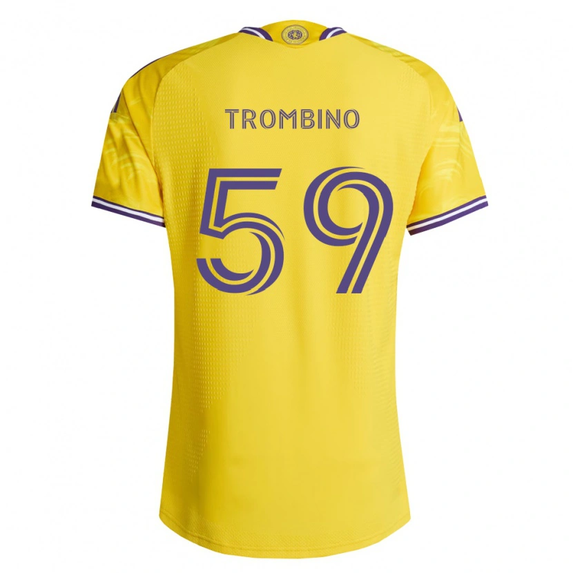 Danxen Men Caleb Trombino #59 Yellow Purple Away Jersey 2026/27 T-Shirt