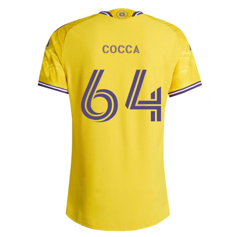 Danxen Men Manuel Cocca #64 Yellow Purple Away Jersey 2026/27 T-Shirt
