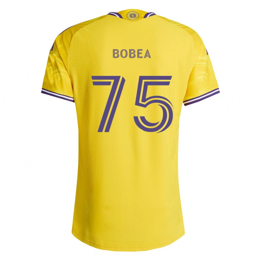 Danxen Men Nicolás Bobea #75 Yellow Purple Away Jersey 2026/27 T-Shirt